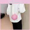 Simple New Crossbody Chain Casual Round Bag 2024 Spring Vintage Shoulder Bag Women