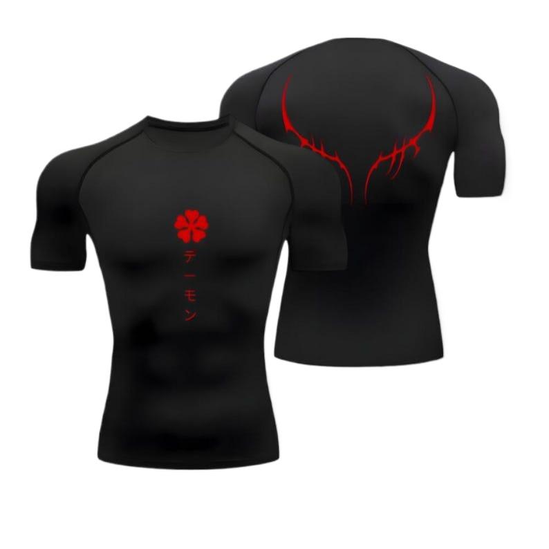 Kompresní košile Asta | Black Clover, Anime, Asta Gym, Motivace do Tělocvičny, Animegymwear, Animeshirt, Kompresor, Svalová Košile, Animeclothing