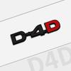 HAX1 Auto Metal For Toyota D4D D-4D Camry Highlander RAV4 Yaris Corolla Hilux Car Styling 3D Badge Lettering Decals Trunk Sticker