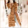 Autumn and winter new products imitation fur artificial wool long vest cotton coat thickened plush warm winter wind thickened warm