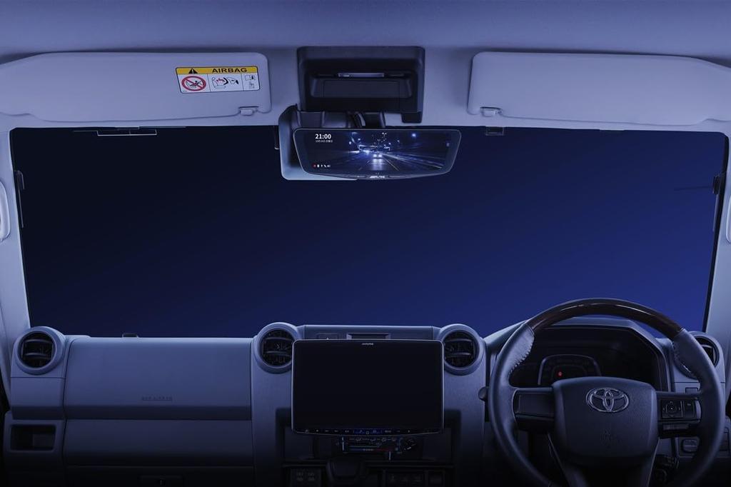 Alpine Digital Mirror Installation Kit for Land Cruiser 70 2023 Vehicle-Specific (November - Present) KTX-M01-LC-70
