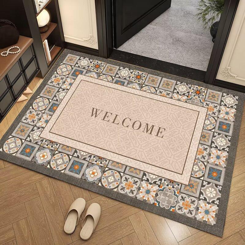 Household Door Floor Mats Cut Into The Entrance Carpet, Advanced Sense Of Door Entry, Non-Slip, Dirt-Resistant And Easy To Take Care Of Foot Mats