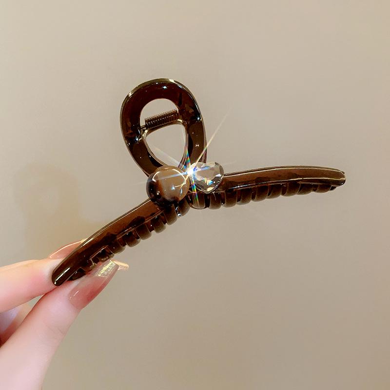 Meillard Luxus Perlen Haarspange für Damen, Große Volumen Hochsteckfrisur Haarklammer