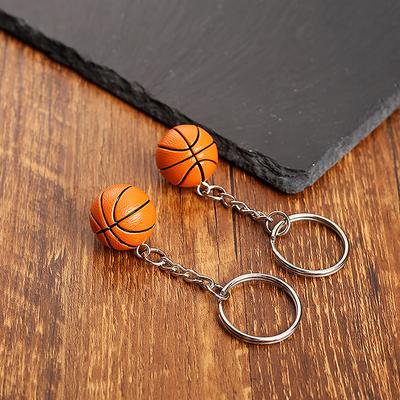 Basketball-Fußball-Schlüsselanhänger, Sport-Schlüsselanhänger, Auto-Anhänger als Geschenk