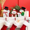 Christmas Cute Tabletop Statue Snowman Penguin Festival Tabletop Figurine Handmade Cartoon Desk Ornaments for Party Decor