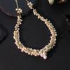 Natural Freshwater Small Pearl Necklace 18k Gold Plated Luxury Design Handmade Necklace Women Jewelry GN0235
