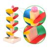 1PC Wooden Tree Building Block Falling Ball Toy for Kids Montessori Toy Leaf Ball Toys Early Education Leaf Tower Ball Pouring