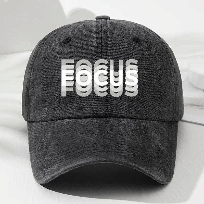 

Focus Illusion Printed Washed Baseball Cap New Cotton Adjustable Classic Style Sports Duckbill Hat For Men Women Sun Hat 56cm-60cm