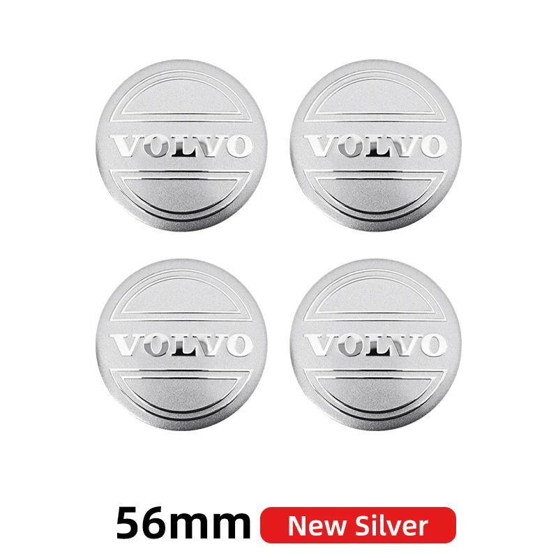 4 stuks 56mm 60mm 65mm Auto Wielnaafdopjes Badge Sticker Stickers Voor Volvo XC90 XC60 C30 T6 S60 C70 XC40 V40 XC70 V70 V60