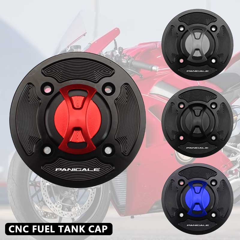 

Motorcycle CNC Fuel Gas Tank cap Cover For Ducati Panigale V4 R S SP Speciale Corse