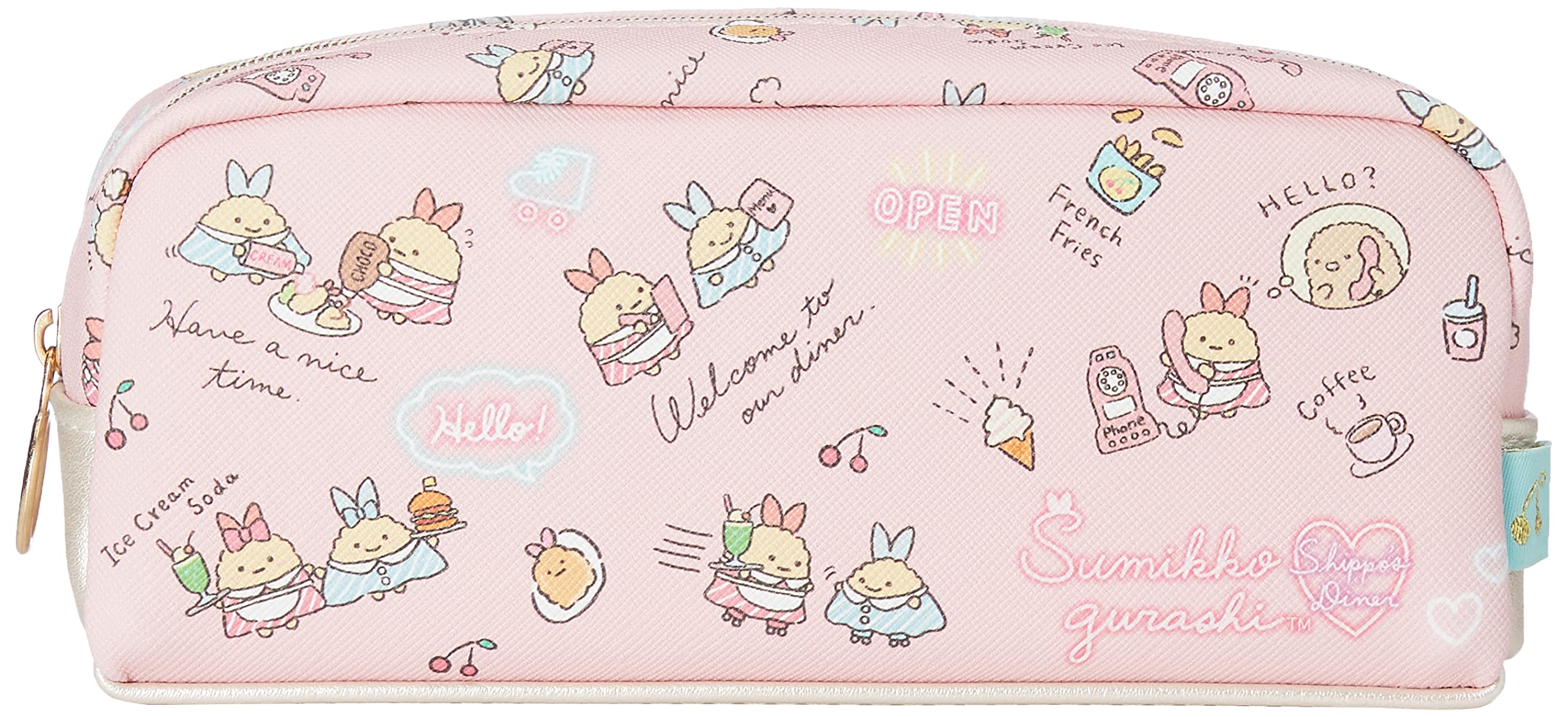 

Sumikkogurashi Shippozu Diner Pen Pouch PT04901 розовый