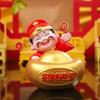 God of Wealth God of Wealth Figurines Resin Chinese God Figures Ornament  Office Decoration