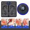 1Set Foot Massger Sole Massage Pad Feet Muscle Stimulation 8 Modes 19 Level Relaxation USB Charging