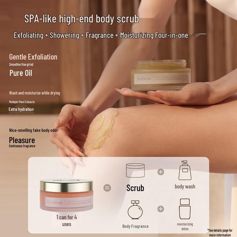 Dear lrean Empty Mountain Snow Tea Scented Body Scrub