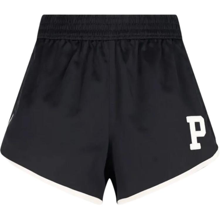 

Polo Ralph Lauren Elastic Waist Side Stripe Logo Embroidered Sports Shorts Women shorts 211970986-001 M