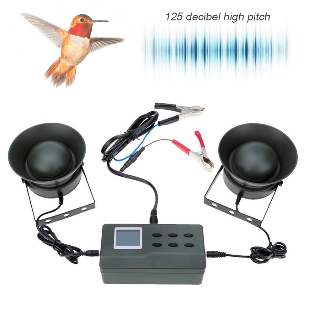 CP390 Doppelter 35W Außenlautsprecher Elektrischer Vogelstimmen-Player MP3-Sprachlautsprecher mit Timing