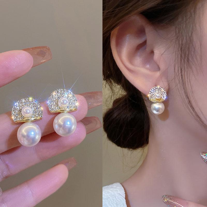 

Корейский темперамент, маленькие серьги с геометрическим жемчугом для пожилых людей, ароматный ветер, новый прилив