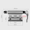 Bike Bicycle Car Indoor Carrier Quick Release Aluminium Alloy Fork Lock Rack