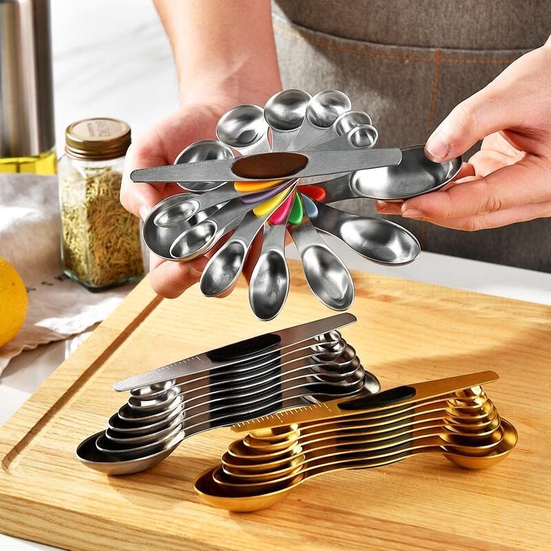 

MDNG Stackable Double-Ended Measuring Spoon Set