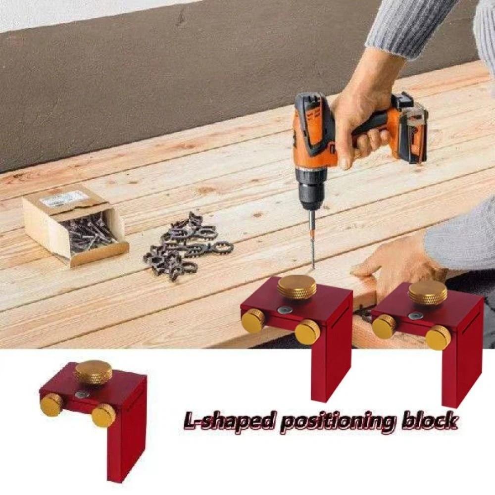 Precision Scribing Positioning Block T-Type Scribing Ruler Woodworking Scriber Woodworking Studios