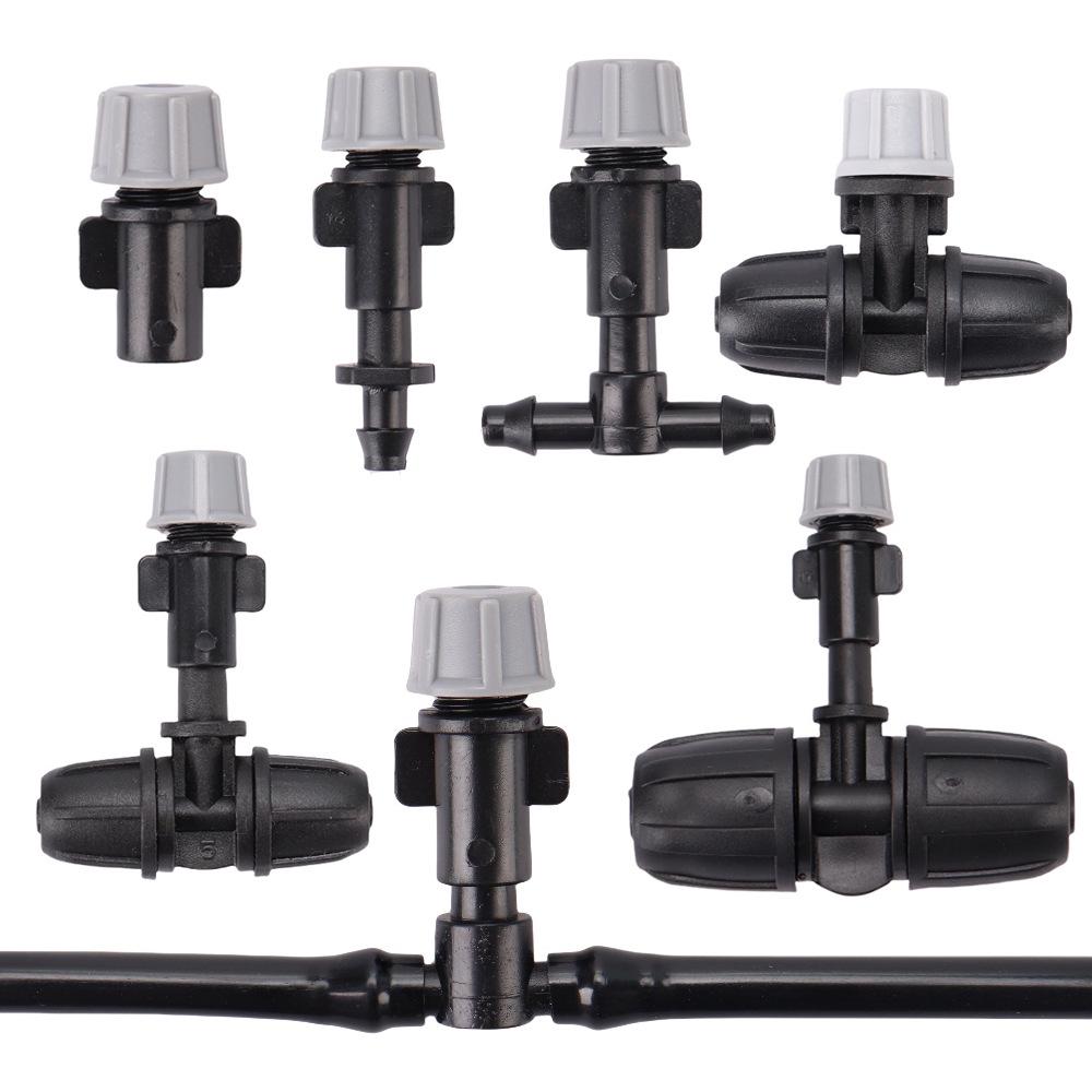 Grå finfördelningsmunstycke för automatiskt trädgårdsbevattnings-, kylnings- och dammborttagningssystem