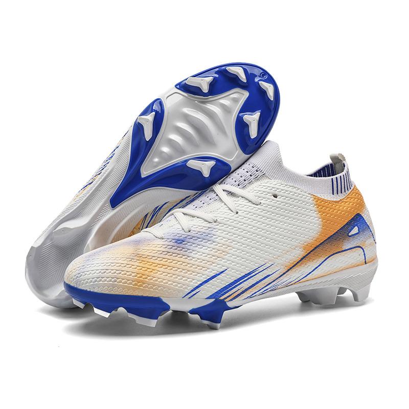 New Fashion Long Spikes Soccer Cleats for Men Women Breathable Socks Shoes Futsal Men Professional Football Sneakers Men