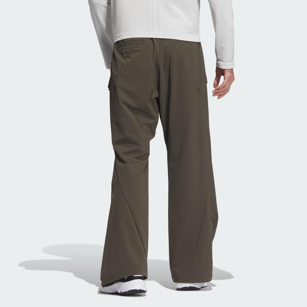 Adidas FW24 Pre Woven Tracksuit Bottoms Series Comfortable Versatile Sports Solid Color Casual Pants Men Bottoms Dark-Olive-Green JN3482