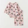 Summer Spring Baby Boy Girl Clothes Set Cotton Cartoon Printed Bodysuit + Pant Newborn Infant Suits
