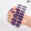16 kleine Nagelaufkleber Herbst und Winter Einfarbige Nagelaufkleber Einfache wasserdichte Nagelaufkleber Vollfarbige Nailart-Aufkleber