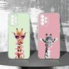 t-Towering Giraffe a-Art Phone Case For Samsung S25,S24,S21,S22,S23,S30,Ultra,S20,Plus,Fe,Note,10,9,5G Transparent Cover