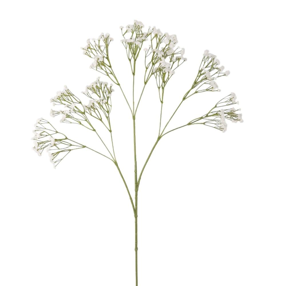 

Plastic Artificial Gypsophila Flower Branch Real Touch Fake Flowers Valentine s Day білий