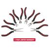 6-Piece Mini Pliers Set Precision Machined Spring Loaded Grip Ideal Jewelry Making Crafting DIY Projects Durable Steel Tools