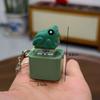 Interactive LED Light Lizard Keychain with Realistic Sounds for Educational and Fun Purposes
