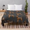 Rottweiler Dog Blanket Flannel Gift for Animal Dogs Lover Lightweight Throw Blankets for Airplane Travel Bedspread Queen Size