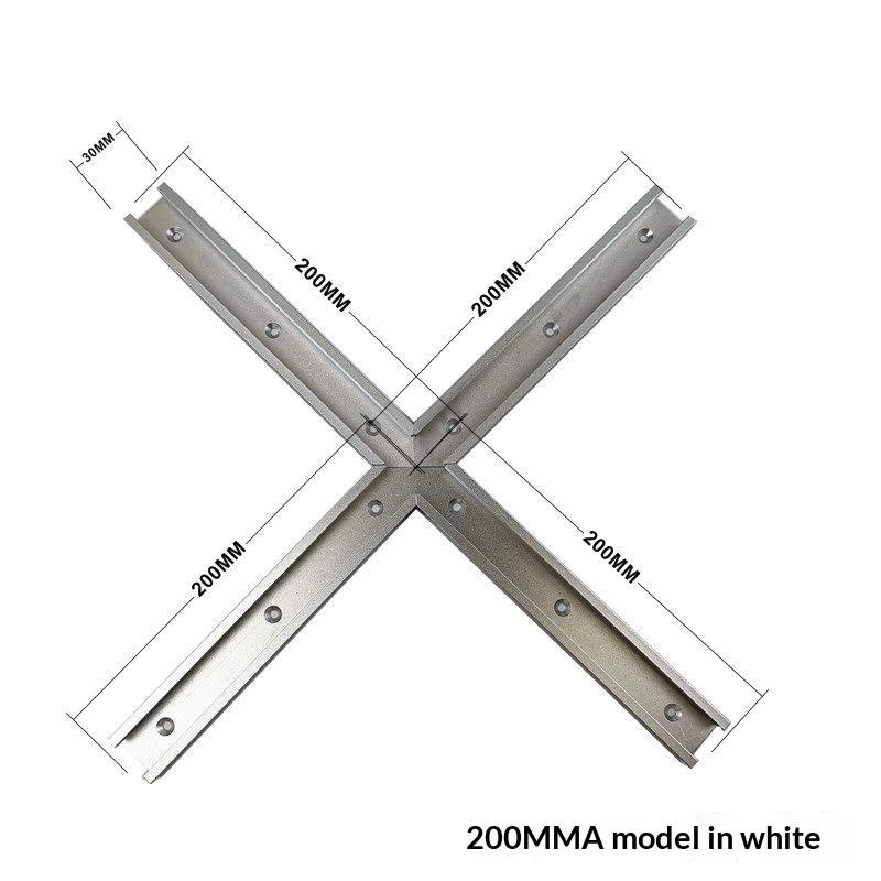 1Pc Type 30 Woodworking Chute Guide Rail Electric Circular Saw Flip Table Cross Connector for Table Saw Woodworking Accessories.