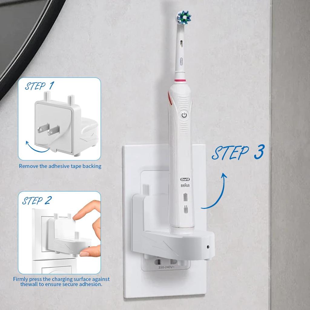 Ta elektryczna ładowarka ścienna do szczoteczki do zębów jest kompatybilna również z większością modeli szczoteczek do zębów IO i Pulse Oral-B/Braun.. Jego