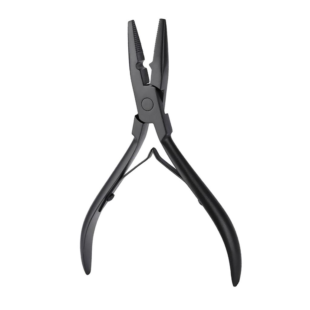 Hair Extension Pliers Clamping Tool Multi Functional Stainless Steel Hair Extension Tool Beads Closer Tool for Beauty Salon