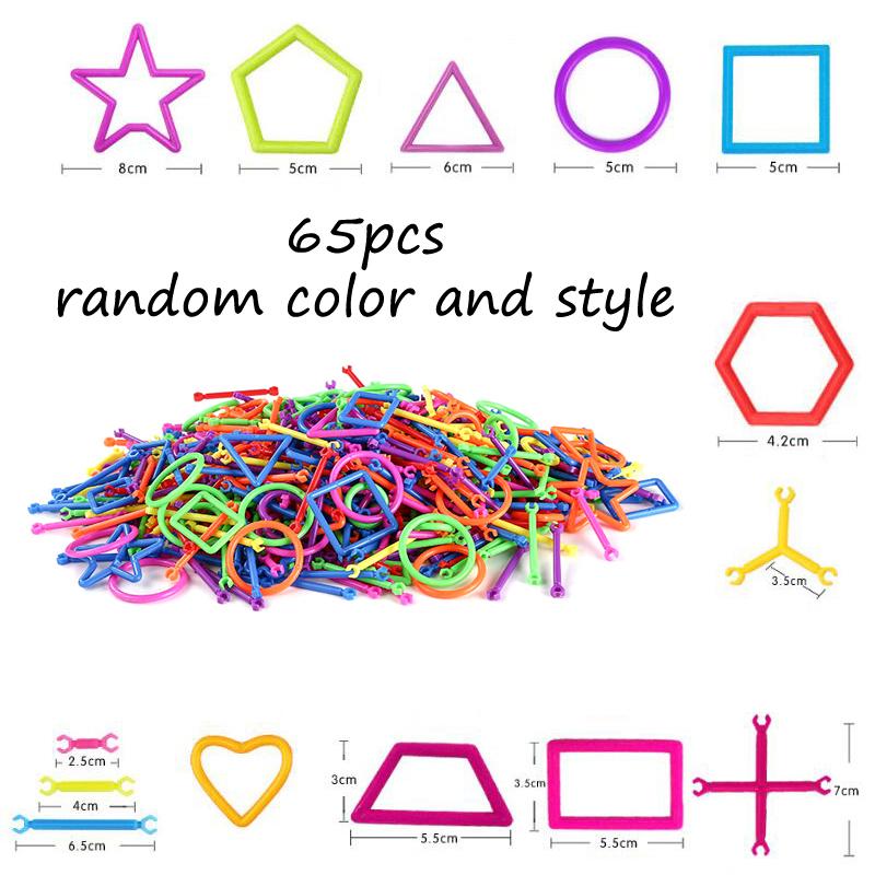 65/120/240pcs Assembled Building Blocks DIY Smart Stick Blocks Children Imagination Creativity Educational Learning Toy Gift DDJ
