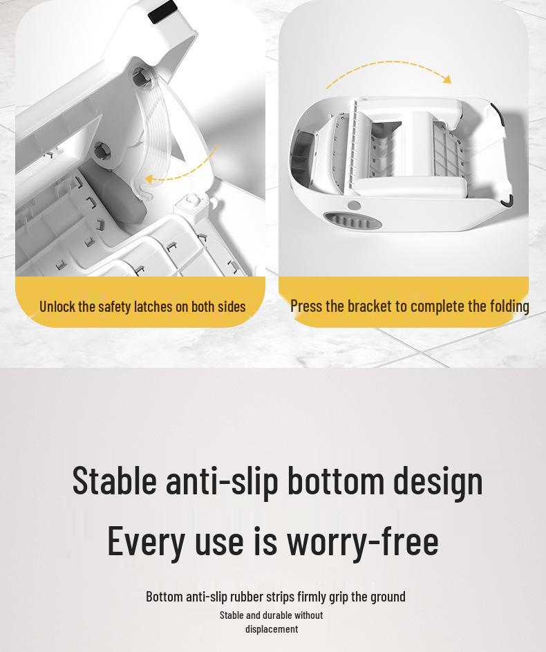 Foldable Two-Step Children's Washstand Stool