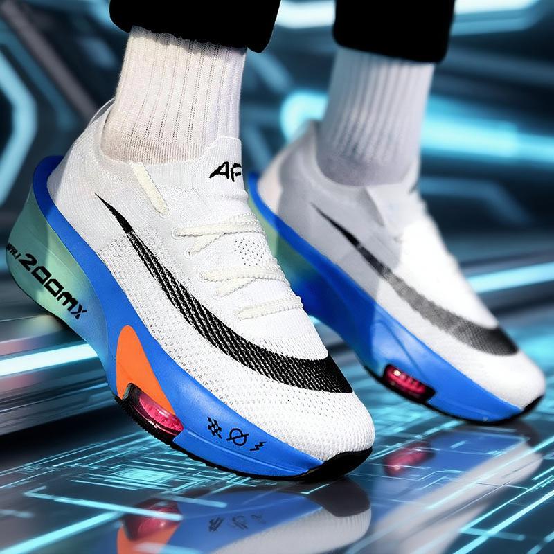 Women's Breathable Mesh Running Shoes Cushioning Sole Lightweight Sports Sneakers