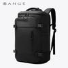 BANGE Men's High-Capacity Outdoor Travel Backpack with Shoe Compartment and Laptop Sleeve