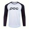 Mens Long Sleeve Mountain Bike Jersey Cycling Shirt Quick Dry Trail Riding Top Outdoor Sports