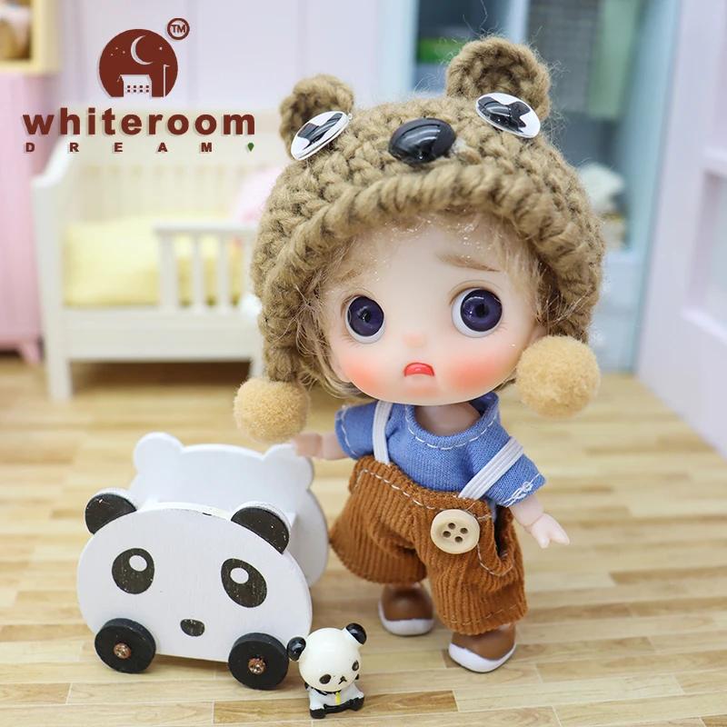 10cm BJD Mini Dolls For Girls Cute Bag Key Pendant Accessories Body Bjd Doll Clothes Toys For Kids Children Baby Holiday Gift