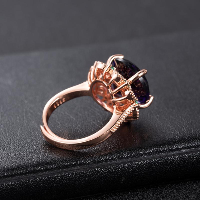 Sace Gems Classic Copper Alloy Zircon Ring Ladies Jewelry Wedding Promise Party Gift