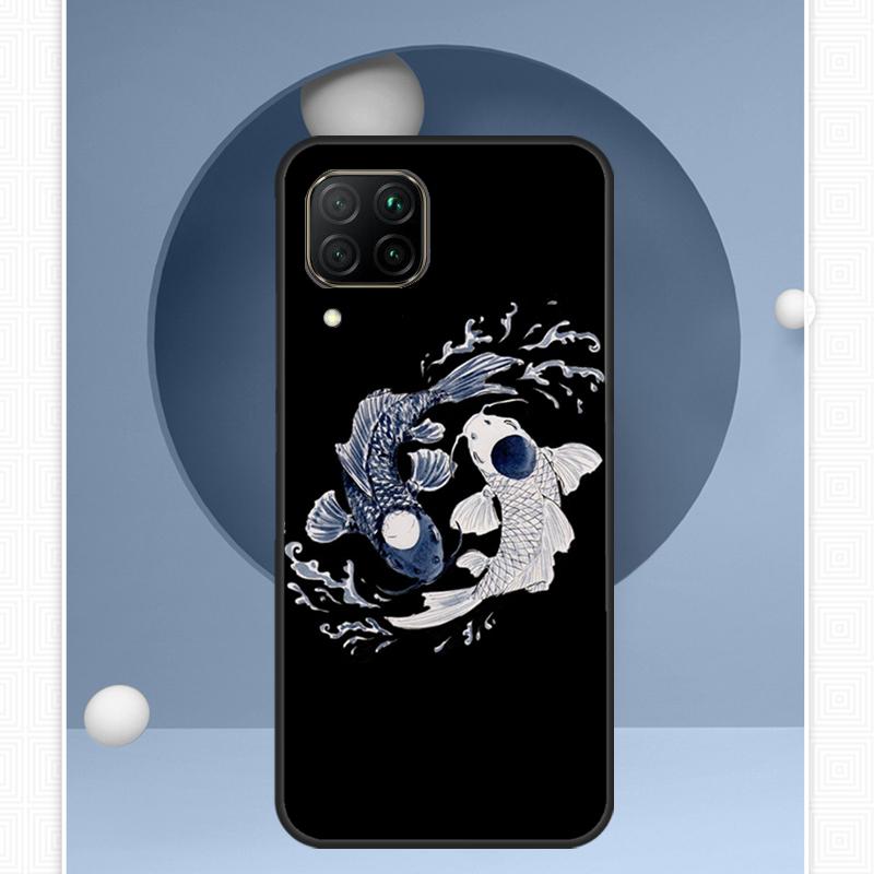 Koi-Fisch Yin Yang Für Huawei Nova 12i 12s 11i 8i Y91 Y60 Y70 Y72 Y90 Y61 9 10 SE P20 P40 Lite P30 P60 Pro Hülle