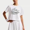 Nike Relaxed Short Cotton Stretch Tennis Top Women tops IM0311-100
