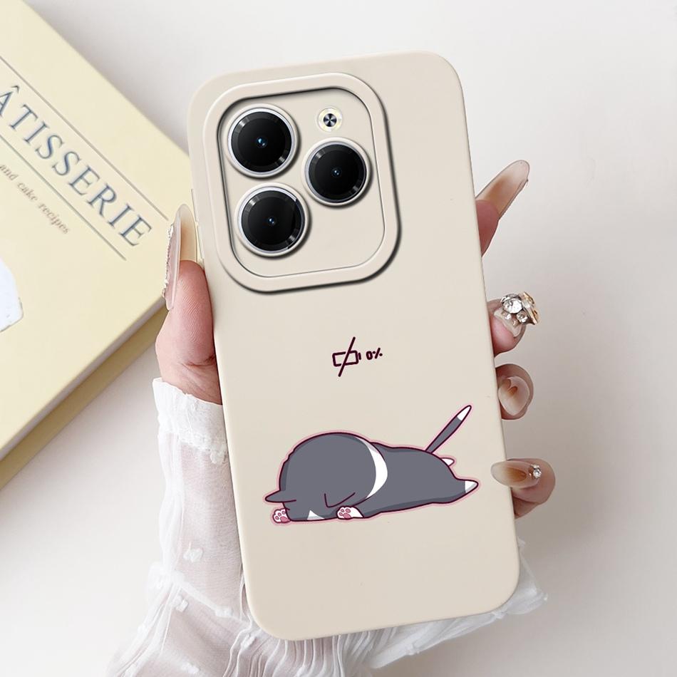 For Infinix Hot 40 Pro Case Hot 40 40i 40Pro Hot40 Hot40i Cute Panda Rabbit Cartoon Soft Silicone Shockproof Phone Cases