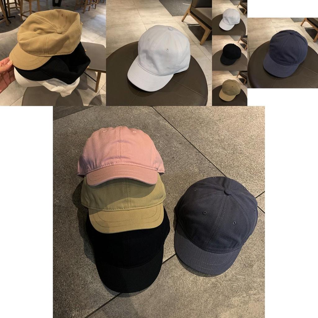 Vintage Unisex Short-brim Baseball Cap Cotton Street Style Adjustable Hat