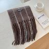Women's Scarves with Tassel Men's and Women's Autumn and Winter Temperament Scarves