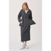 Huit Hooded Big Pocket Half Jumper Htwjp6i05t